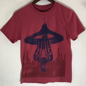 Amazing Spider-Man 2 Kid's Size Large L T-shirt Marvel 2014 NYC